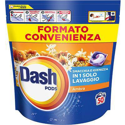 DASH PODS BASE AMBRA 50 LAV.