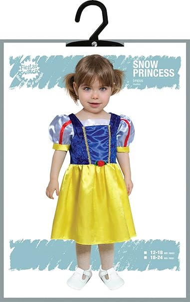 Fiestas Guirca Costume da principessa delle nevi per bambina