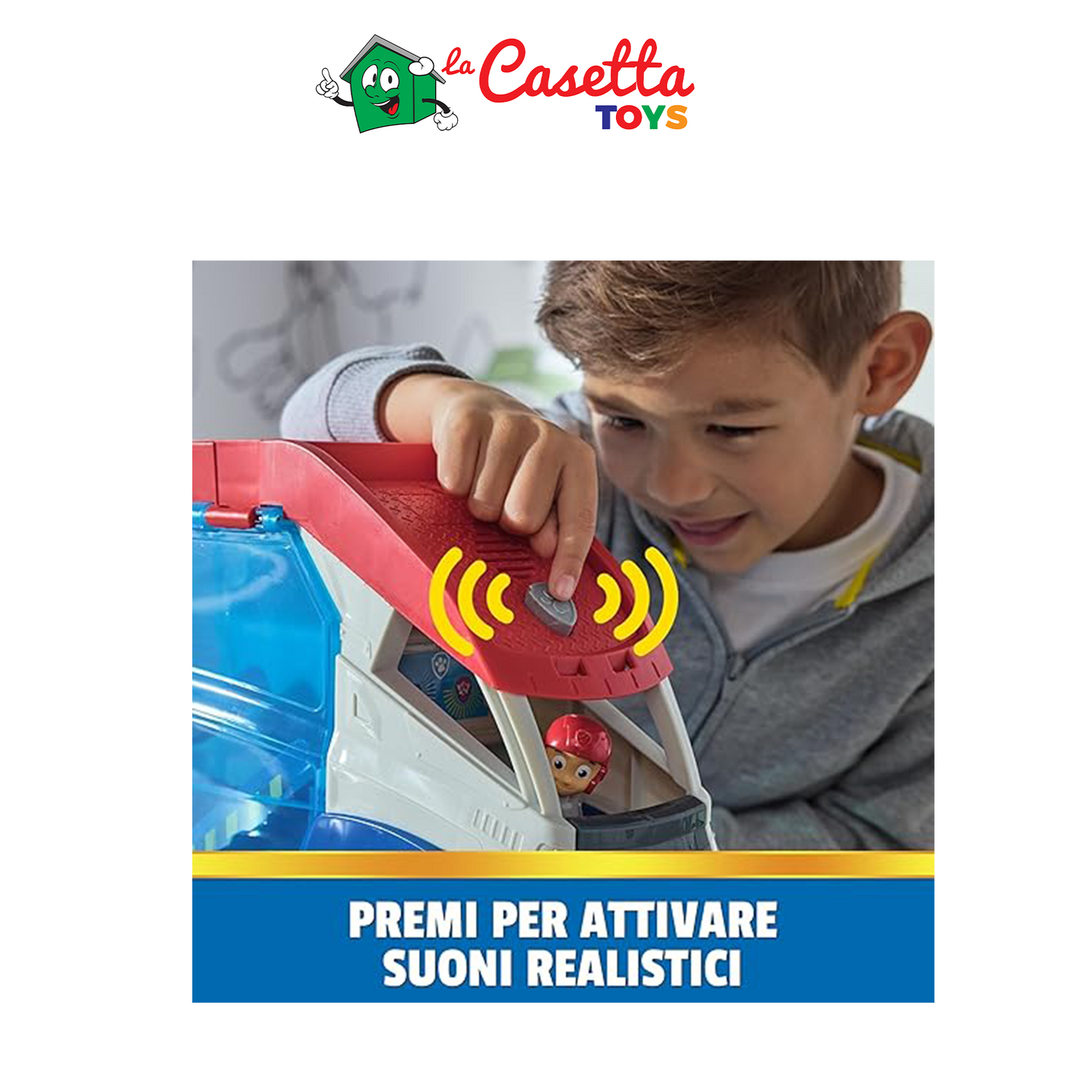 PAW Patrol, PAW Patroller trasformabile con lanciatore per veicoli, luci e suoni, personaggio di Ryder e quad giocattolo, Giocattoli per bambini e bambine da 3 anni in su