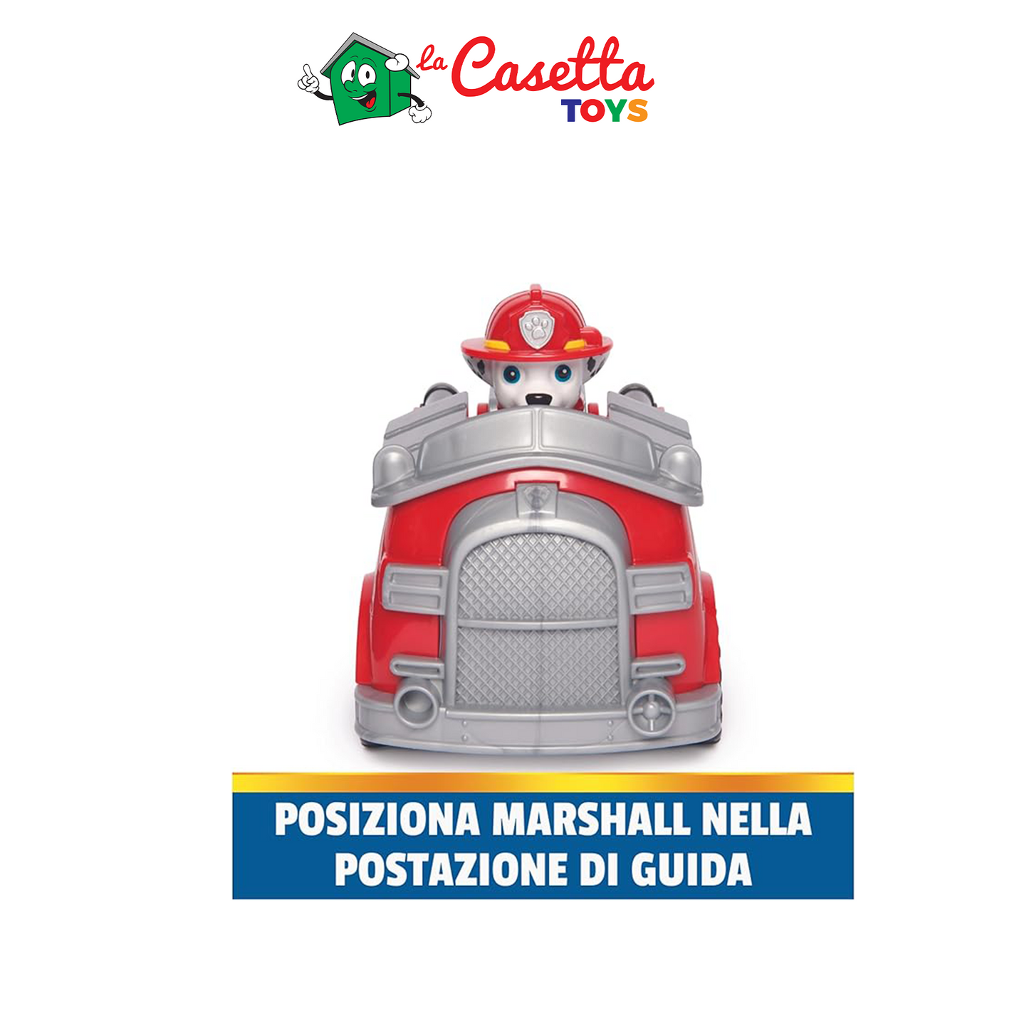 Paw Patrol, Camion dei Pompieri di Marshall, Veicolo e Personaggio Marshall, Giochi Bambini, 3+ anni