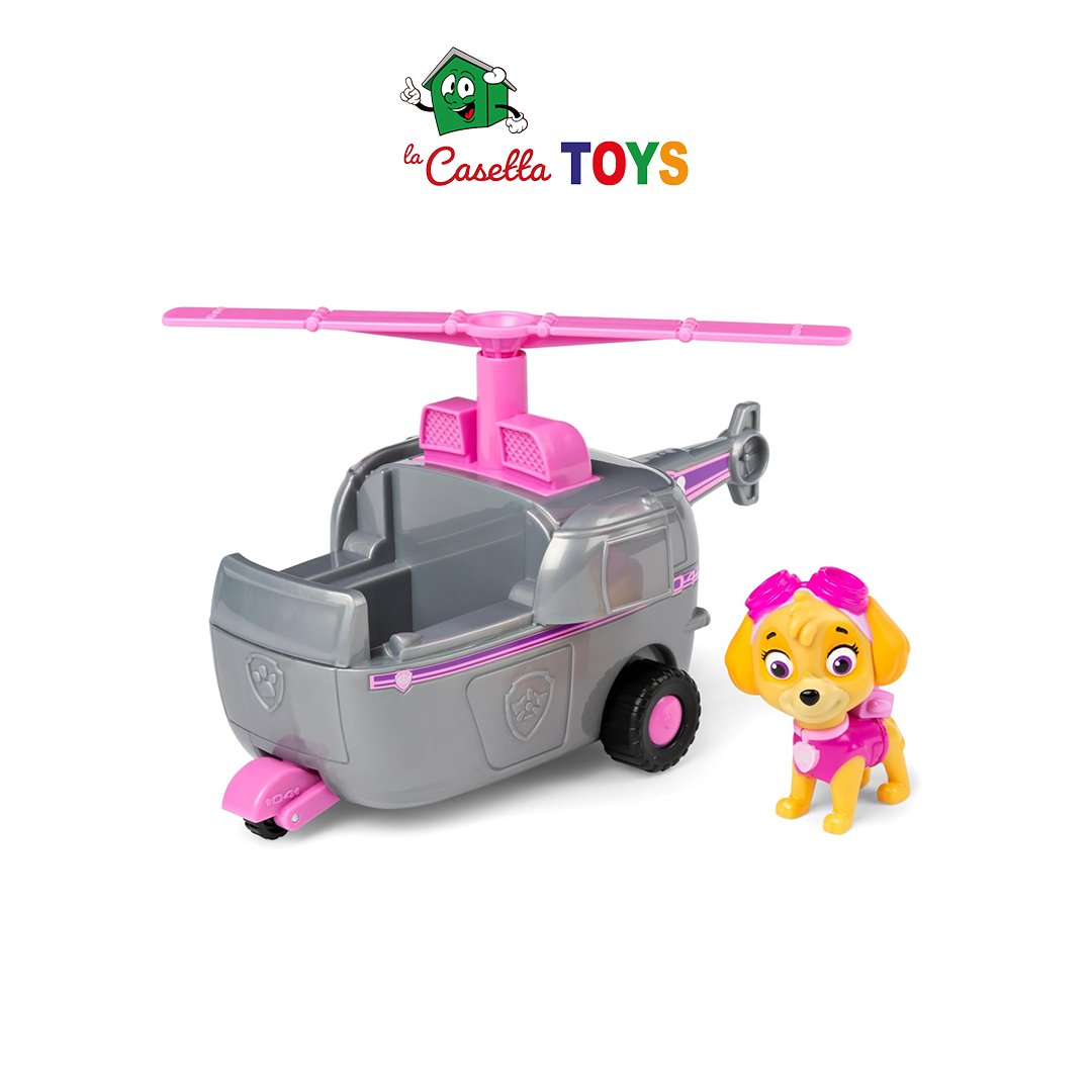 Paw Patrol, Elicottero di Skye, Veicolo e Personaggio Skye, Giochi Bambini, 3+ ann