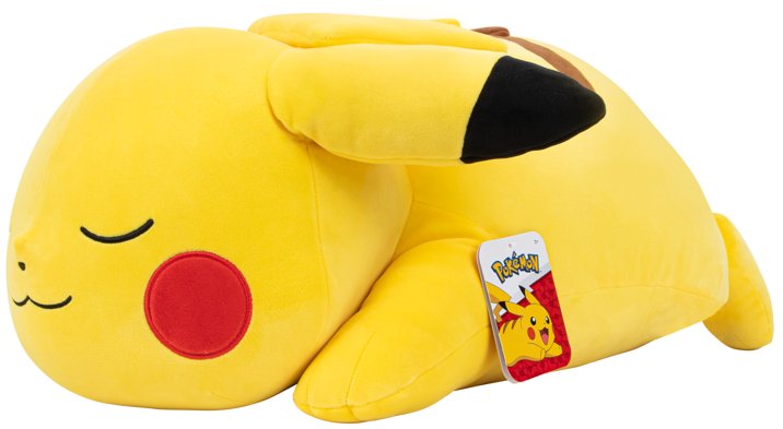 Peluche dei Pokemon dedicato a Sleeping Pikachu alto circa 45cm.