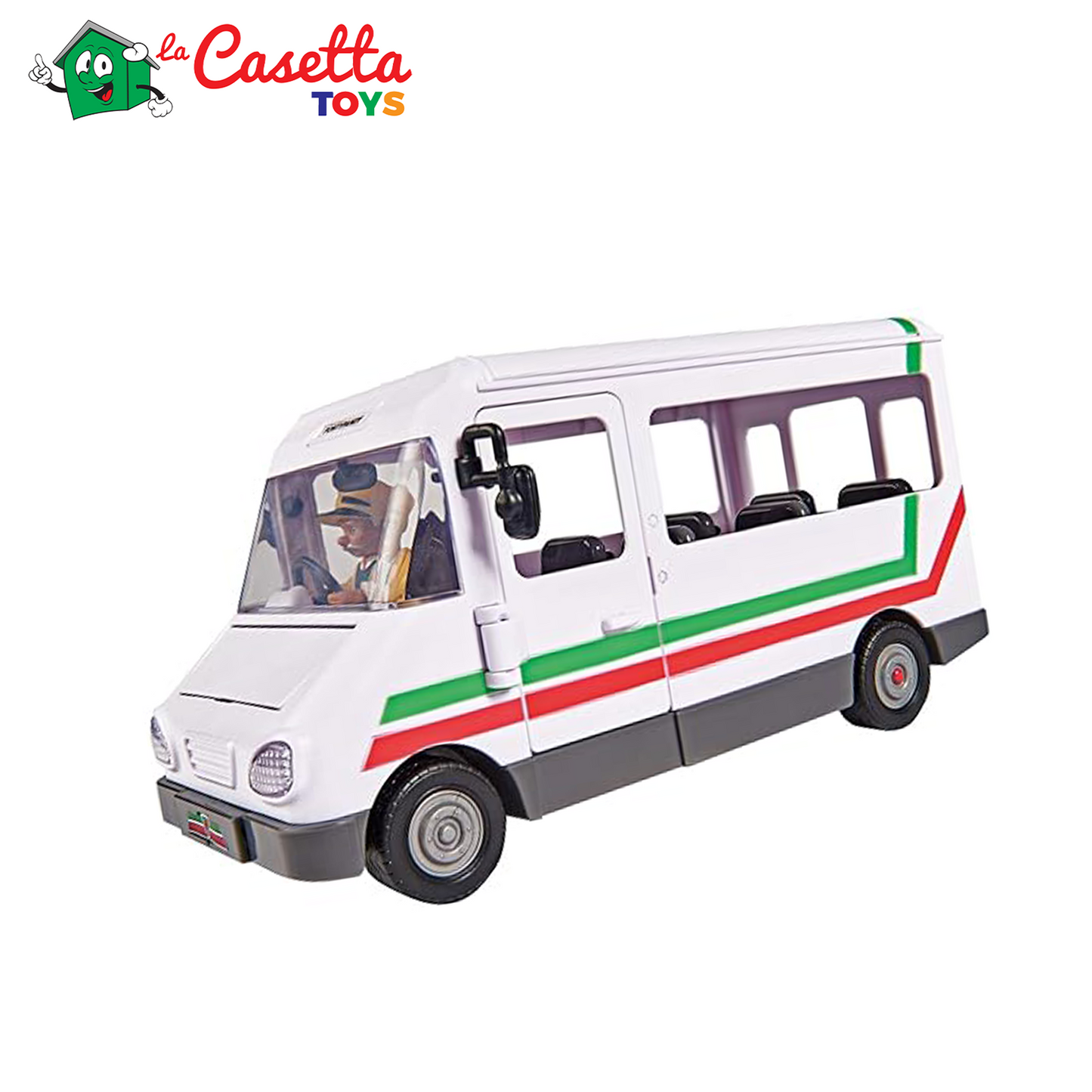 Sam il pompiere Fireman Sam veicolo il Trevors Bus Autobus lungo 20 cm con figura di Trevor circa 6cm