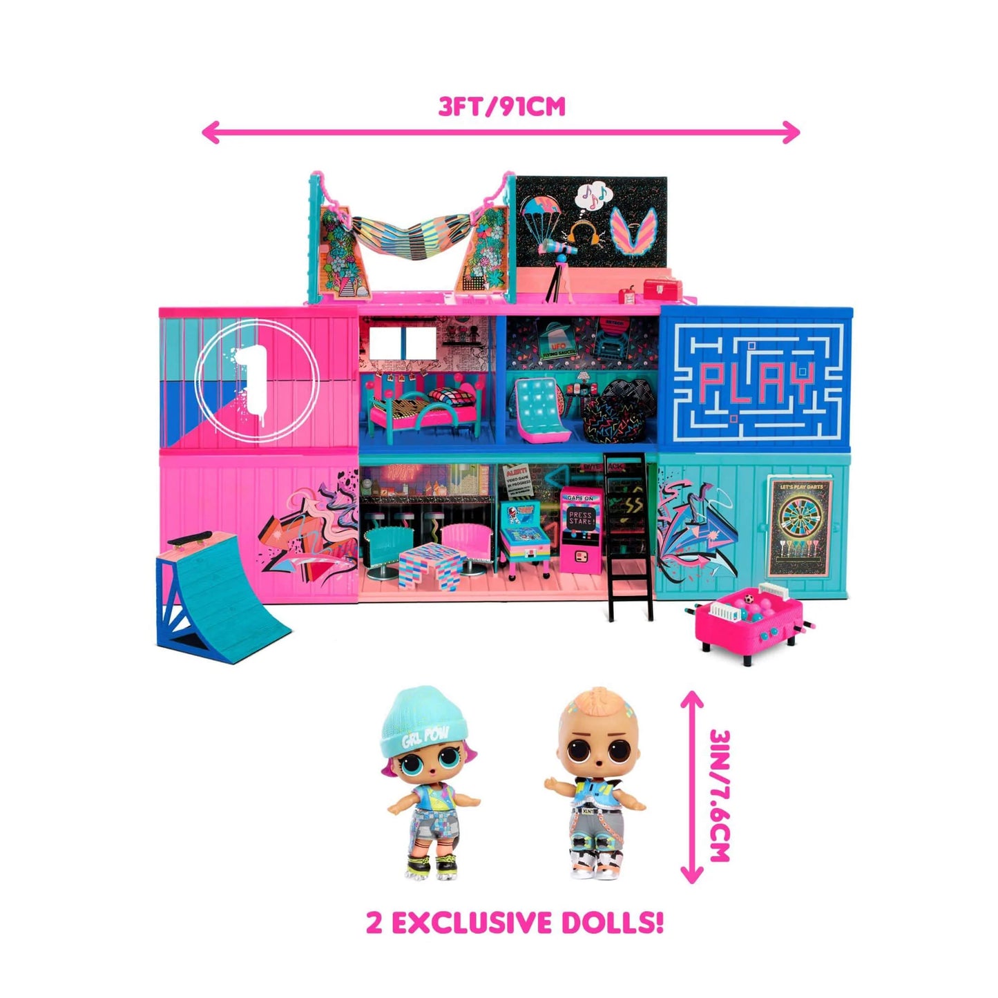 L.O.L. SURPRISE FASHION SHOE HOUSE PLAYSET 40+SURPRISES