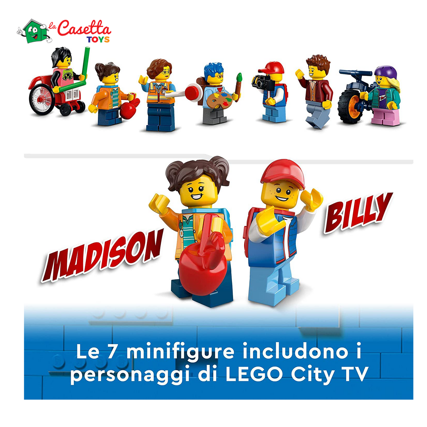 LEGO 60329 City Giorno di Scuola, Set Serie Adventures con Autobus Giocattolo, 2 Aule e Strada,