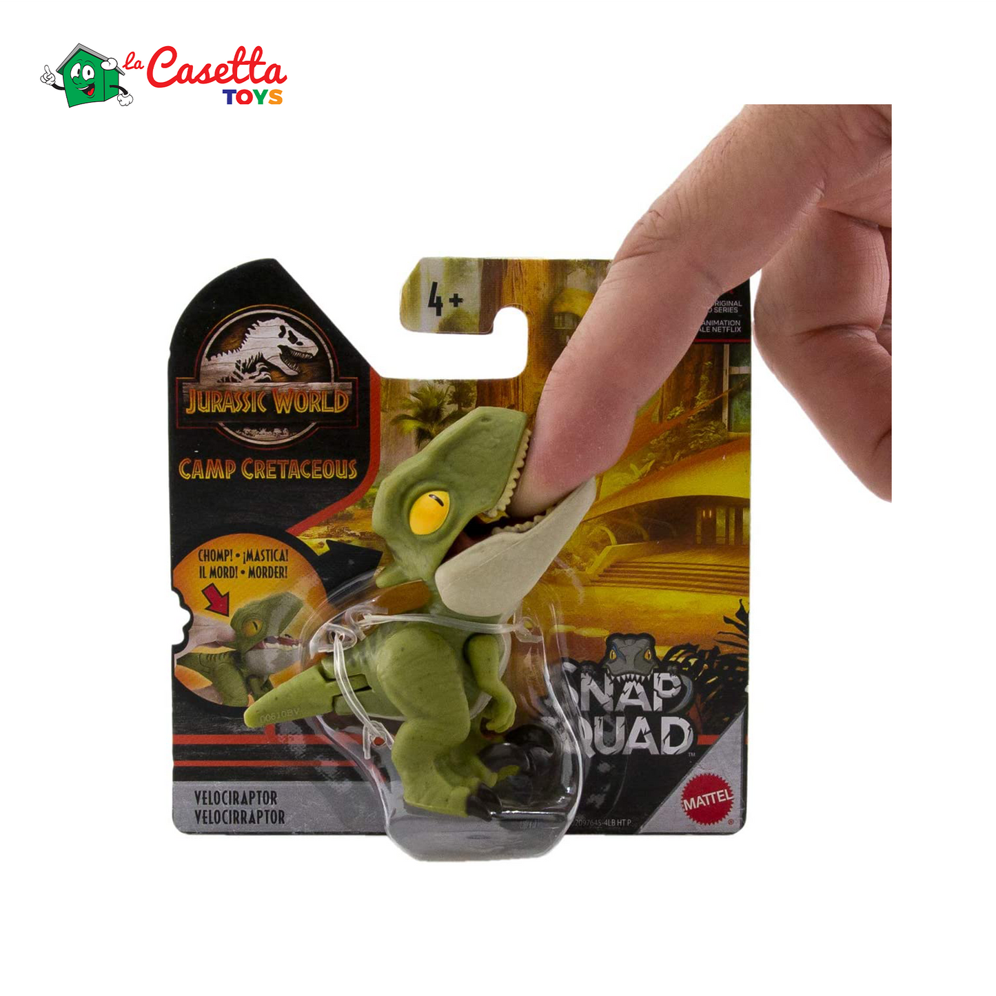 Jurassic World Camp Cretaceous Snap Squad - Velociraptor