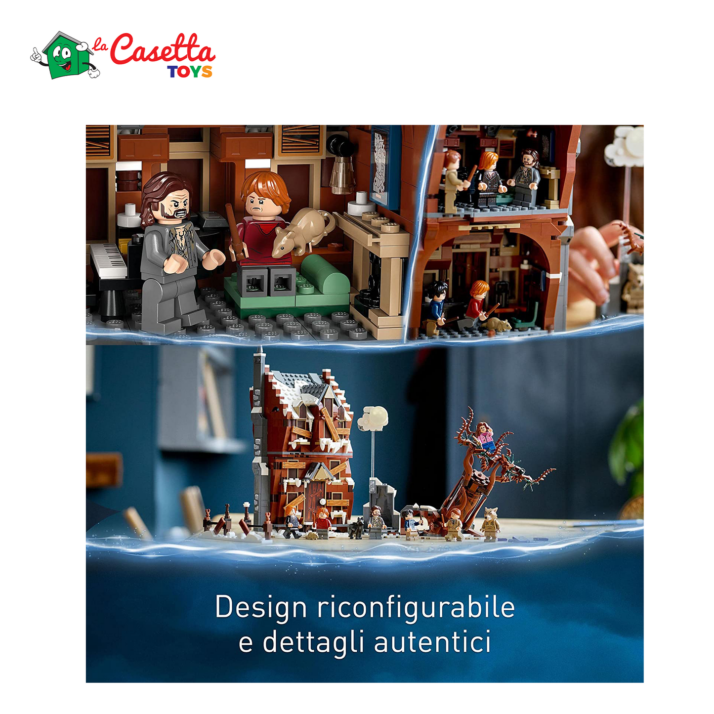LEGO 76407 Harry Potter La Stamberga Strillante e il Platano Picchiatore, Mondo Magico, Modellino da Costruire con Minifigure, Giochi per Bambini Visita lo Store di LEGO
