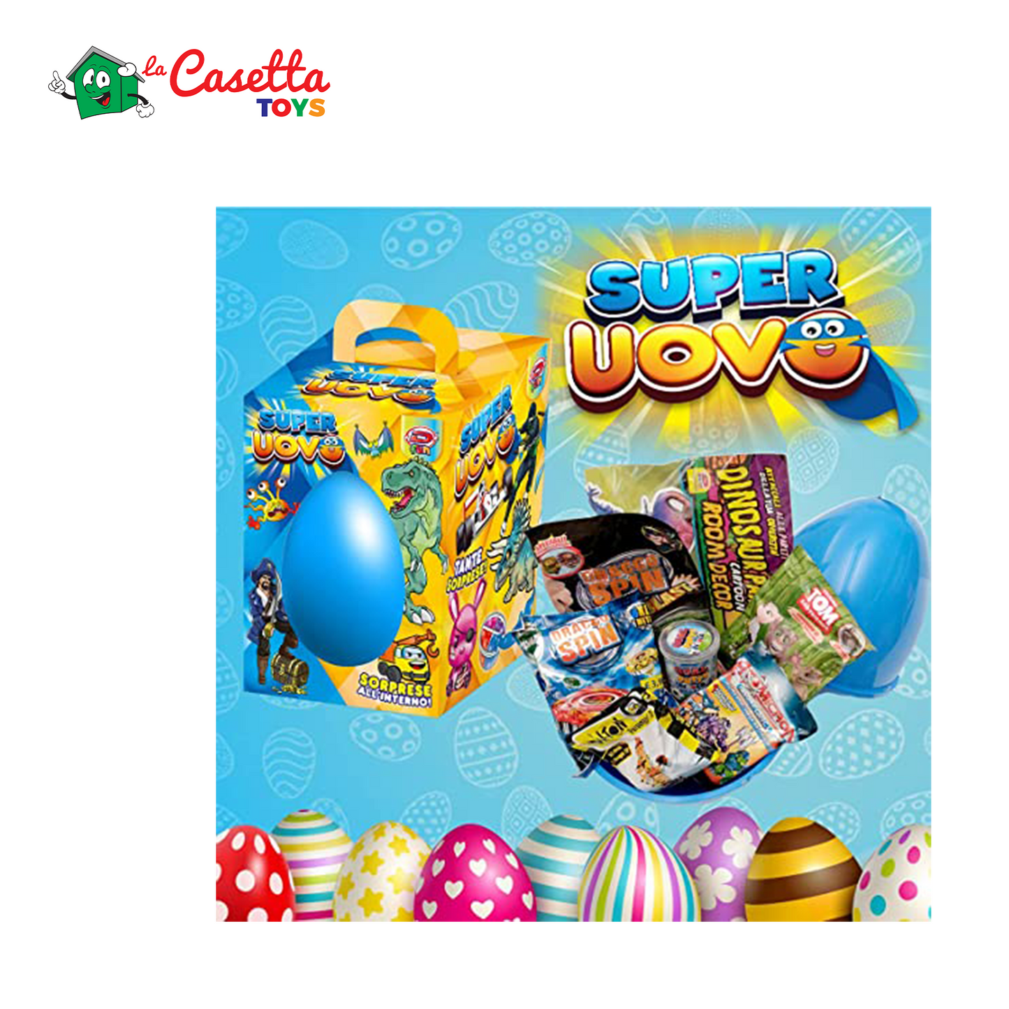 D-fun- Super Uovo Bimbo 2022 D-Kidz, Multicolore, 5847010