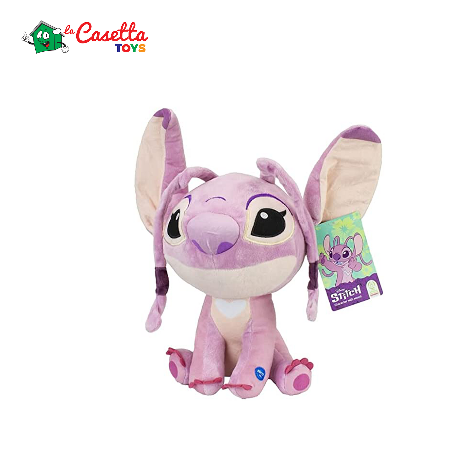 Sambro Angel Stitch Bighead Palz - Peluche con suono, 30 cm