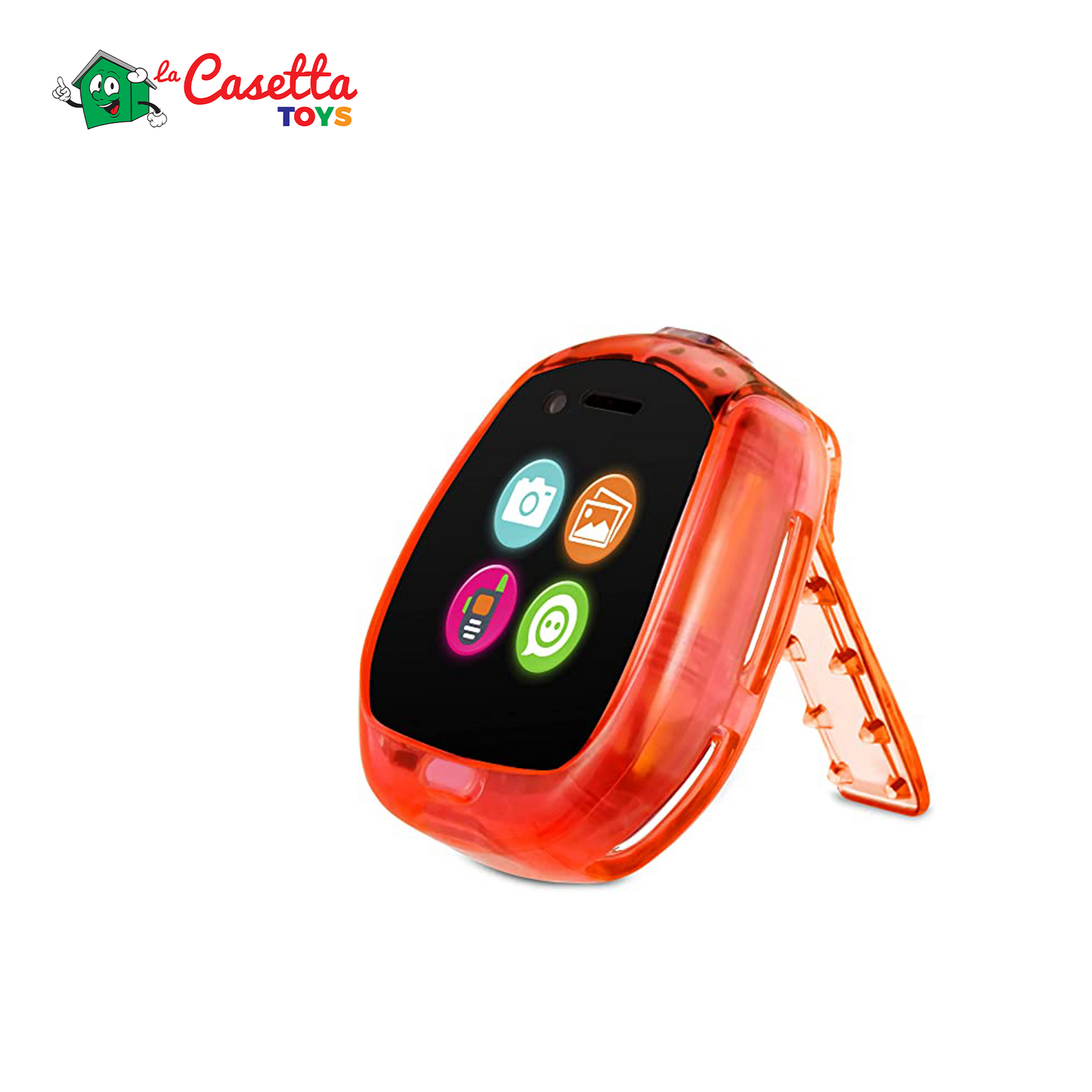 Little Tikes: Tobi Robot, Orologio Intelligente Per Bambini Con Fotocamera, Videocamera, Giochi E Attività Per Bambini E Bambine, Rosso, Regalo Dai 4 Anni In Su