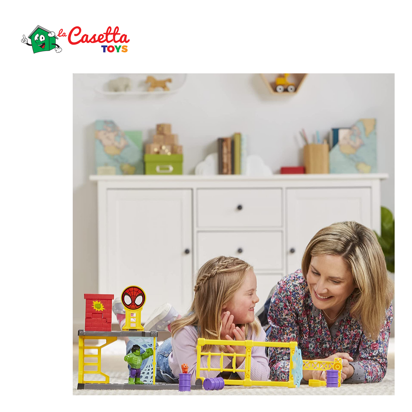 Hasbro Spidey e I Suoi Fantastici Amici, Hulk’s Smash Yard, playset di Hulk, Giocattolo per età prescolare, per Bambini e Bambine dai 3 Anni in su