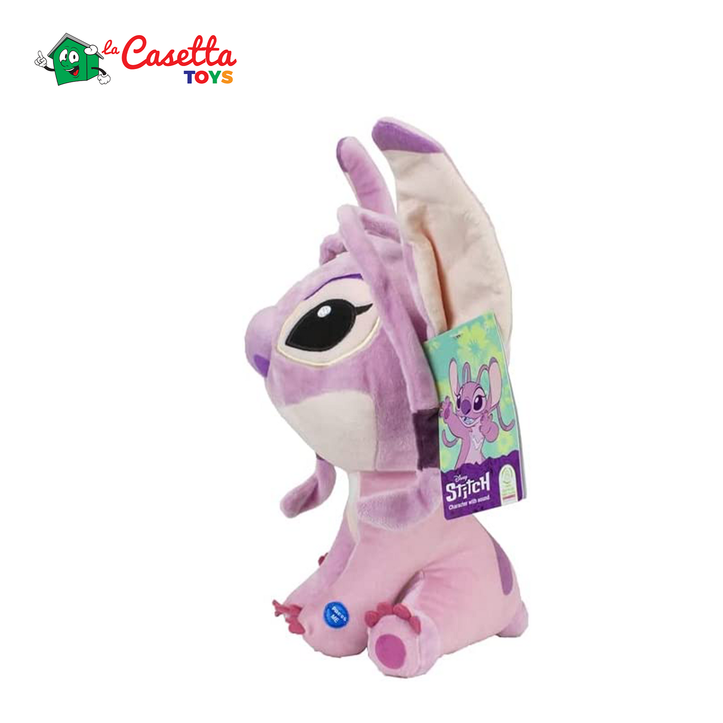 Sambro Angel Stitch Bighead Palz - Peluche con suono, 30 cm