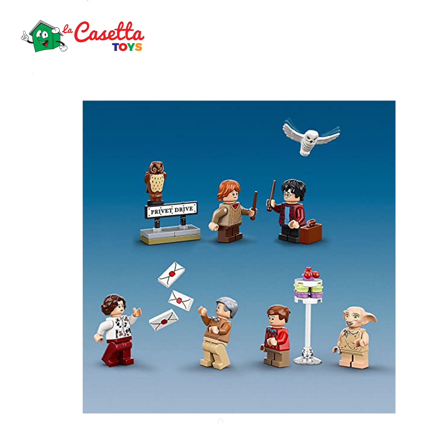 LEGO 75968 Harry Potter Privet Drive, 4, Casa Dursley con Minifigure Dobby, la Civetta Edvige e Macchina Giocattolo, Giochi per Bambini, Idee Regalo Visita lo Store di LEGO
