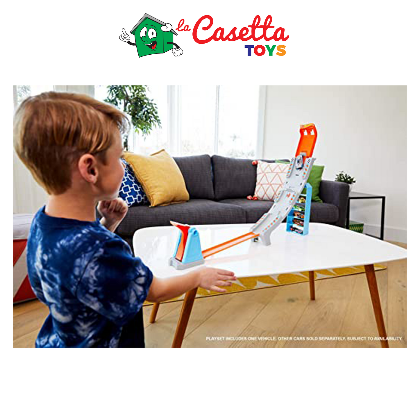 Hot Wheels, Campione delle Salite, Playset con Macchinina Inclusa, Giocattolo per Bambini 4+ Anni, GBF83