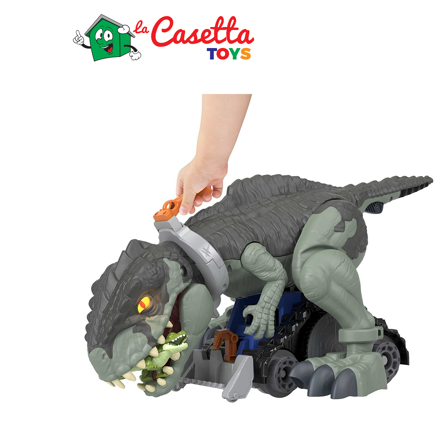 Imaginext - Jurassic World Mega Dino Calpesta e Ruggisci, Giocattolo per Bambini 3+ Anni, GWT22