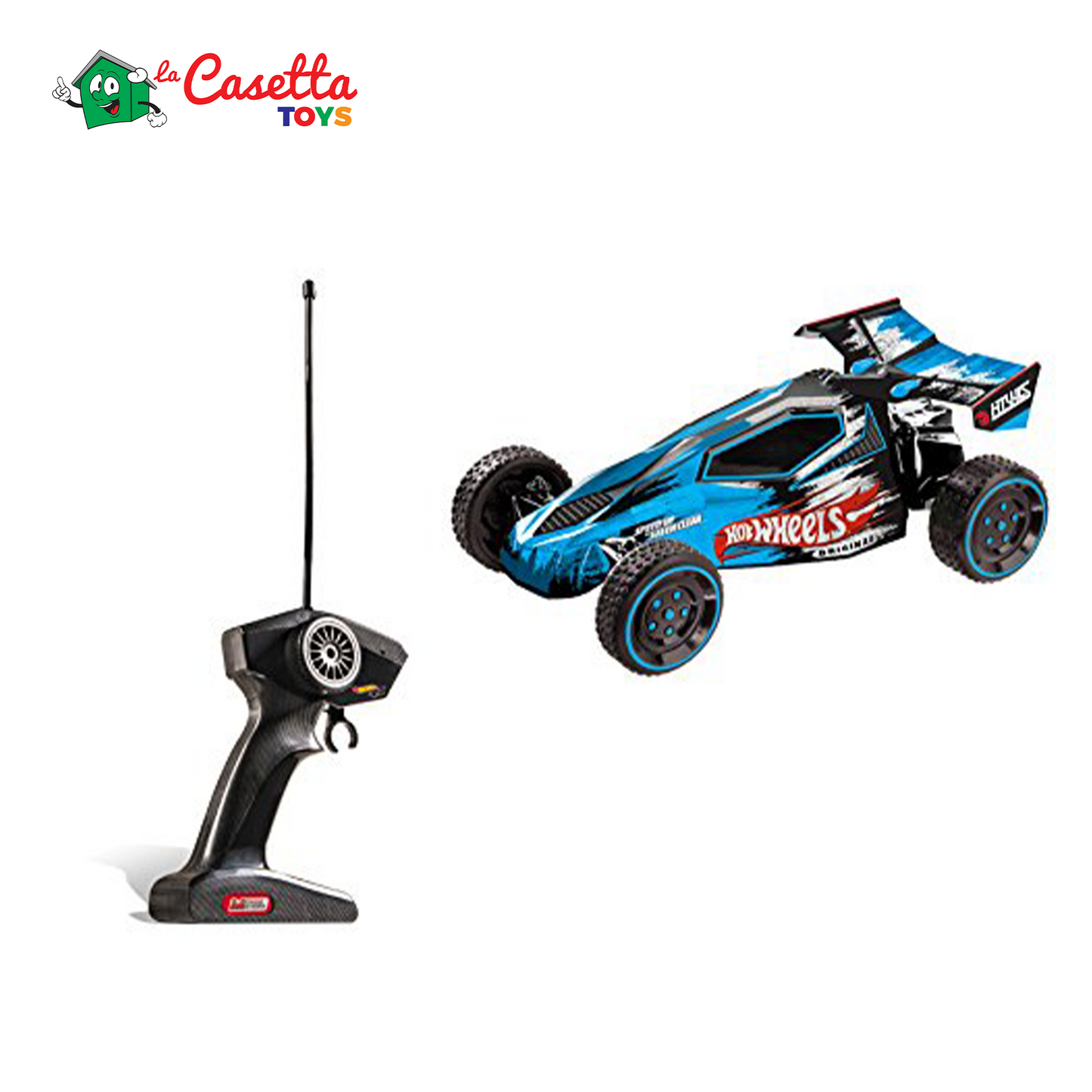 Mondo Motors - Hot Wheels Buggy Gator - macchina radiocomandata per bambini - Batteria ricaricabile - 63443