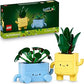 LEGO Botanicals Piantine Felici Giocattolo - Kit di Arti e Mestieri per Bambine con 2 Piante Artificiali, 2 Vasi di Fiori e Facce Intercambiabili - Regali per Ragazze da 9 Anni Fan della Natura, 10349