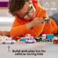 LEGO Veicoli creativi classici, kit di costruzione in mattoni colorati con camion dei gelati, giocattolo auto della polizia, modellino di auto da città e altro 11036