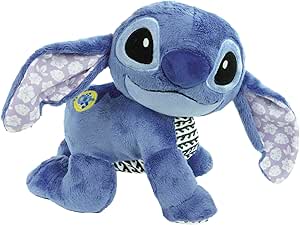 Clementoni Disney Baby Baby Stitch Gattona con Me, Topolino Peluche per Imparare a Gattonare, Gioco Prima Infanzia Bambini 6-36 Mesi, Insegna Numeri e Versi degli Animali, Lingua Italiana, 17537