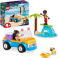 LEGO Friends Divertimento sul Beach Buggy con Macchina Giocattolo, Tavola da Surf, Mini Bamboline, Delfino e Cane, Giochi Estivi per Bambini e Bambine dai 4 Anni 41725 Visita lo Store di LEGO