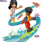 LEGO Friends Divertimento sul Beach Buggy con Macchina Giocattolo, Tavola da Surf, Mini Bamboline, Delfino e Cane, Giochi Estivi per Bambini e Bambine dai 4 Anni 41725 Visita lo Store di LEGO