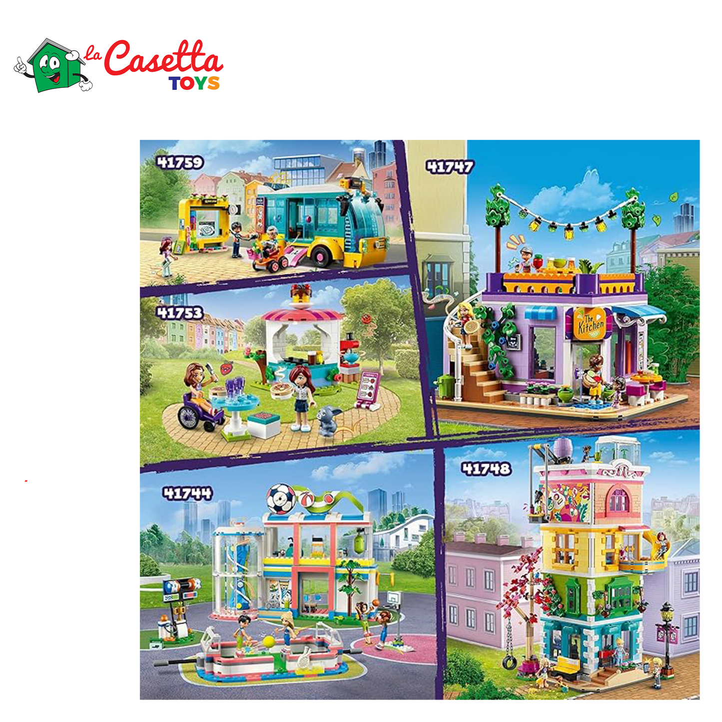 LEGO Friends Negozio di Pancake, Set Giochi Creativi per Bambini e Bambine dai 6 Anni con le Mini Bamboline Paisley e Luna e Coniglio Giocattolo, Piccola Idea Regalo 41753