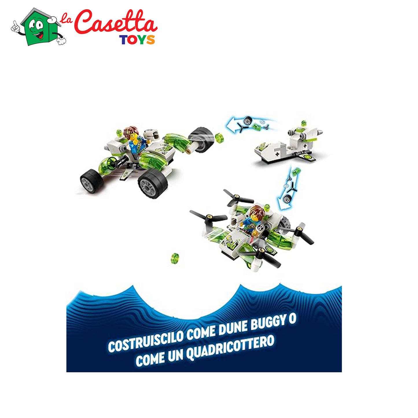 LEGO DREAMZzz Il Fuoristrada di Mateo, Modellino di Auto Buggy Giocattolo Trasformabile, Aiuta i Personaggi a Recuperare la Clessidra Magica, Gioco d'Azione per Bambini e Bambine da 7 Anni in su 71471