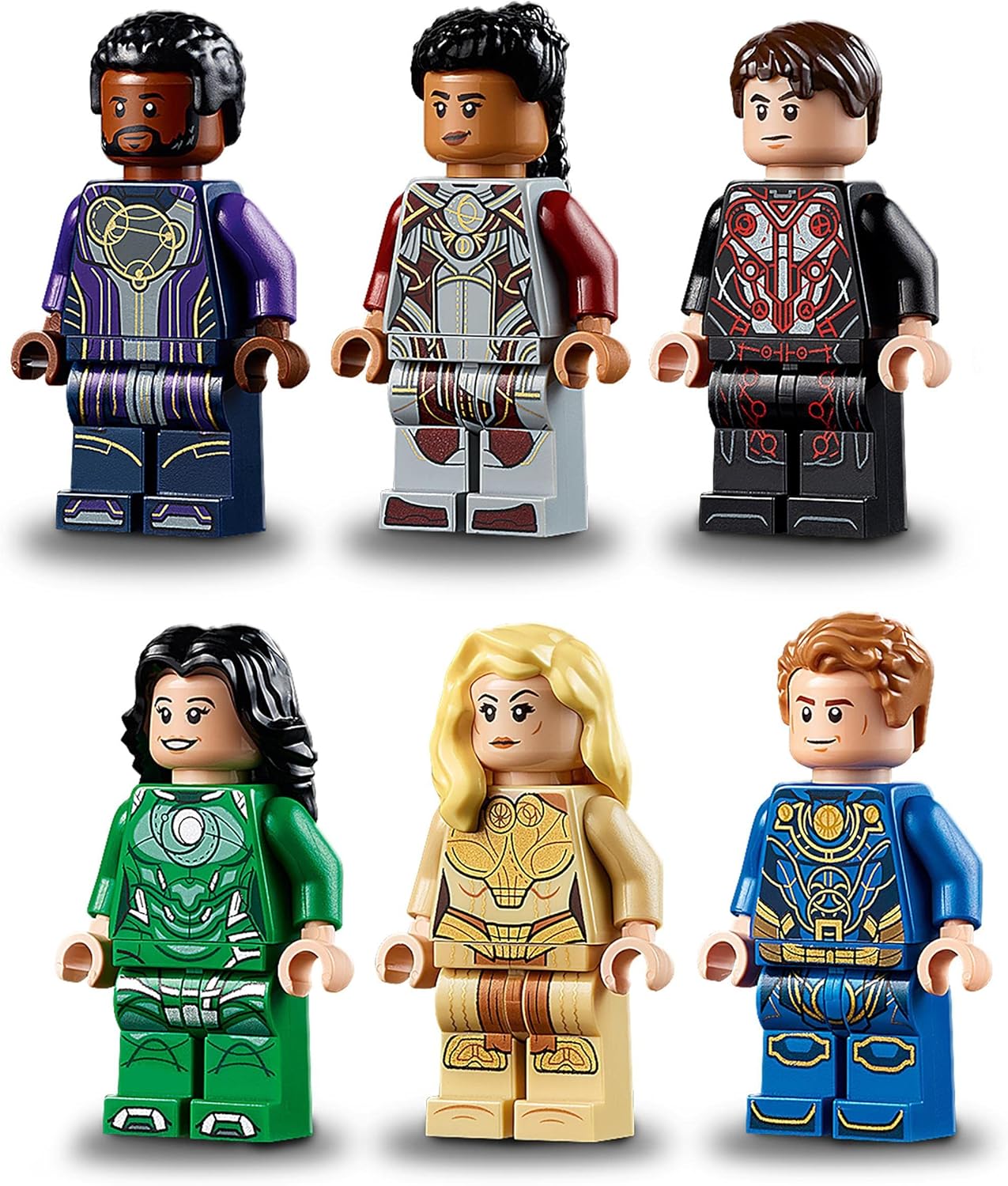 LEGO Marvel L'Ascesa di Domo, Navicella Spaziale dal Film sugli Eterni,Giocattolo da Costruire con 6 Minifigure dei Supereoi e 2 Deviant, Idee Regalo, Giochi per Bambini e Bambine da 8 Anni 76156