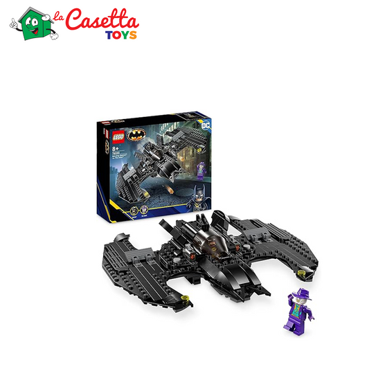 LEGO DC Bat-Aereo: Batman vs. The Joker, Iconico Aeroplano Giocattolo dal Film del 1989 con 2 Minifigure, Playset Classico del Supereroe, Idea Regalo di Compleanno per Bambini e Bambine 76265