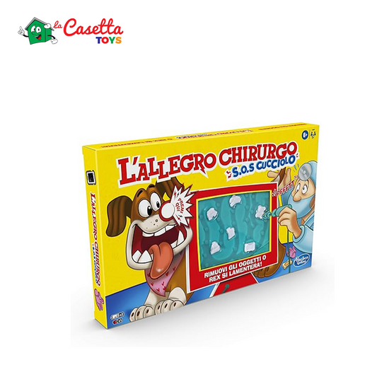 Hasbro Gaming - L'Allegro Chirurgo S.O.S. Cucciolo, Gioco in Scatola con Suoni