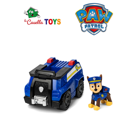 Paw Patrol, Macchina della Polizia di Chase, Veicolo e Personaggio Chase, Giochi Bambini, 3+ anni