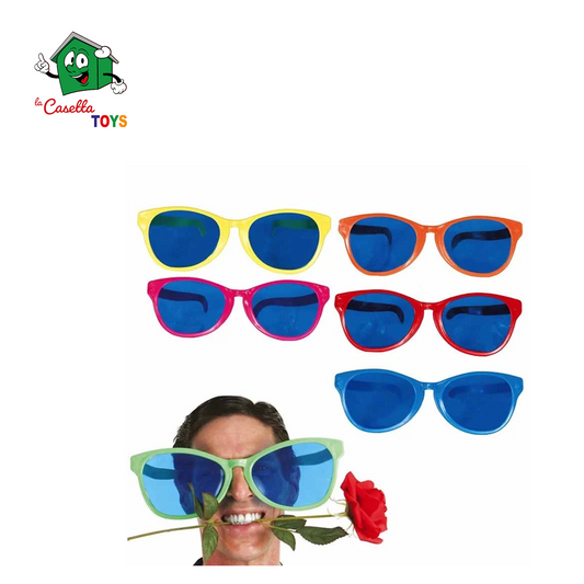 Occhiali Giganti di Plastica Assortiti "Gigant Glasses"