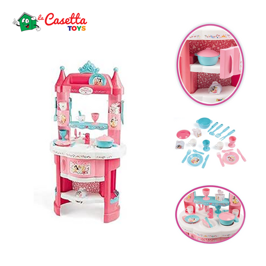 Smoby Disney Princess Cucina Castello Principesse, Colore Rosa, 7600311700