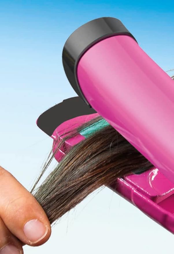 Clementoni Crazy Chic - Trendy Hairstyle, Piastra Colora Capelli e Set Perline per Decorazioni, Gioco Creativo Bambina 6+ Anni, Idea Regalo per Styling e Acconciature Uniche, Made in Italy, 18750