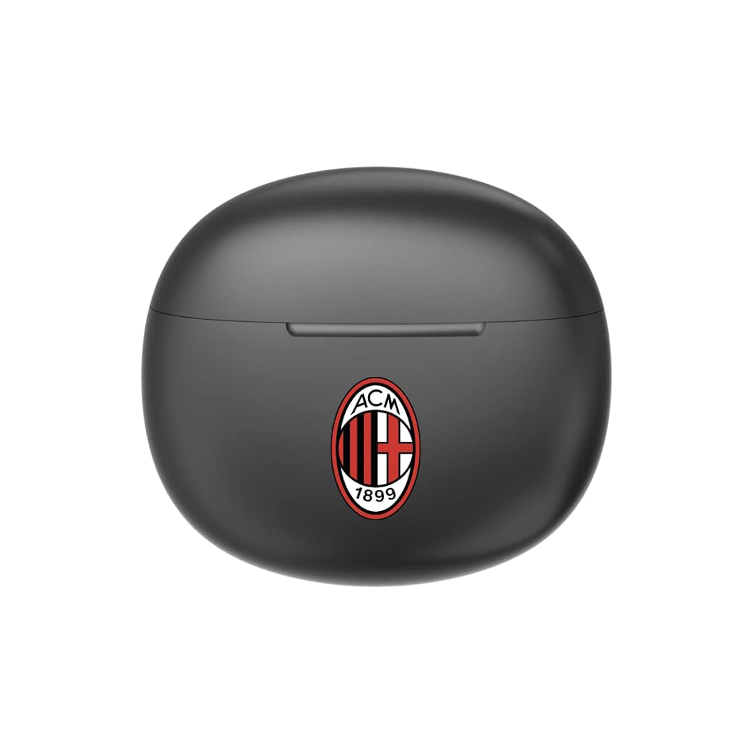 TECHMADE Seven Auricolari Wireless A.C. Milan, Doppio Microfono, Bambini e Ragazzi, Squadra di Calcio, Idea Regalo per Tifosi