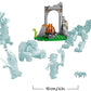 LEGO Fortnite Campo di Bananita e Starter Giocattolo - Include le Figure del Lupo e del Lama delle Scorte, 3 Minifigure e un Falò - Regalo per Gamer, Bambini, Bambine e Fan da 7 Anni - 77075