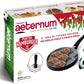Aeternum Y00AGD0370, Piastra Hamburger Petravera, Antiaderente Petravera, Diametro 26 cm, Linea Gli Speciali Petravera, Nero