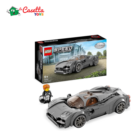 LEGO 76915 Speed Champions Pagani Utopia, Kit Modellino di Auto da Costruire di Hypercar Italiana, Macchina Giocattolo da Collezione, Set Serie 2023