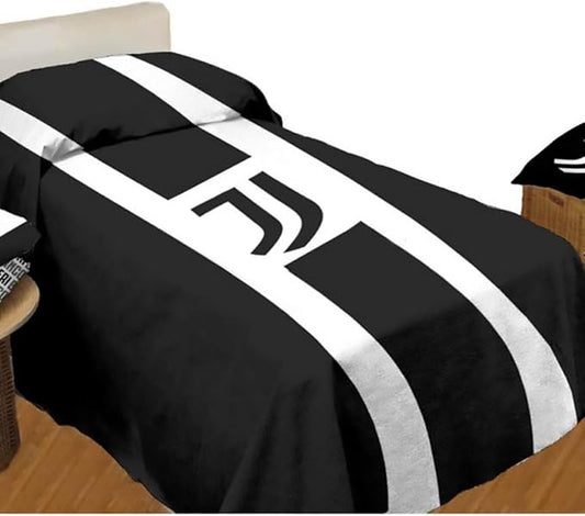 hermet Copriletto juve cotone 100% misure 170x270 cm una piazza