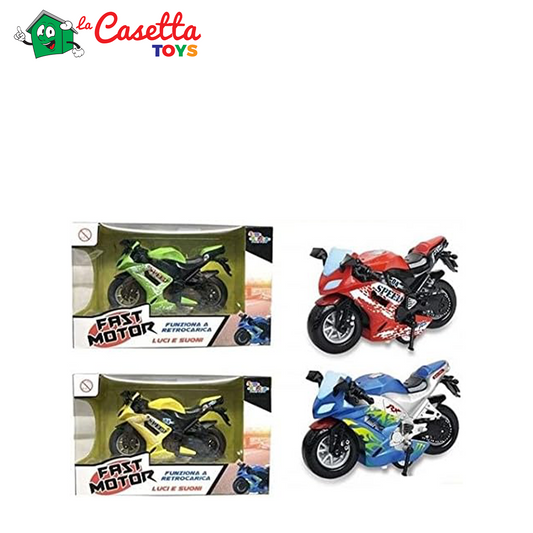 MOTO A FRIZIONE - COLORI ASSORTITI - 1 PEZZO FRA I DISPONIBILI