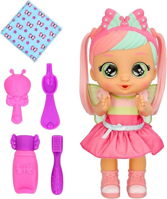 CRY BABIES Bella Morning Routine, Bambola, Fa 3 Routine Interattive, Applaude e Balla e i suoi Occhi si Illuminano, Include 6 Accessori, Giocattolo Regalo per Bambini dai 3 Anni in su Marca: IMC Toys