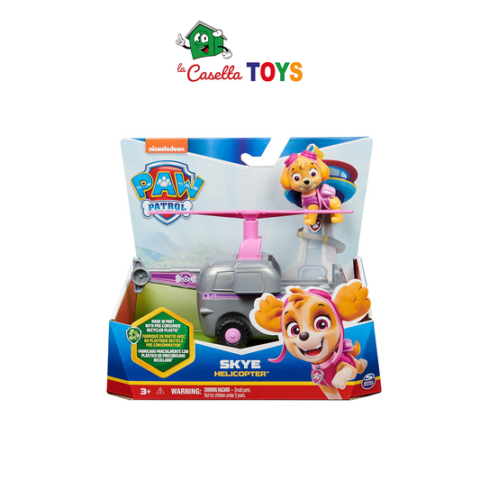 Paw Patrol, Elicottero di Skye, Veicolo e Personaggio Skye, Giochi Bambini, 3+ ann