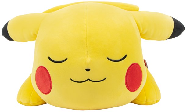 Peluche dei Pokemon dedicato a Sleeping Pikachu alto circa 45cm.