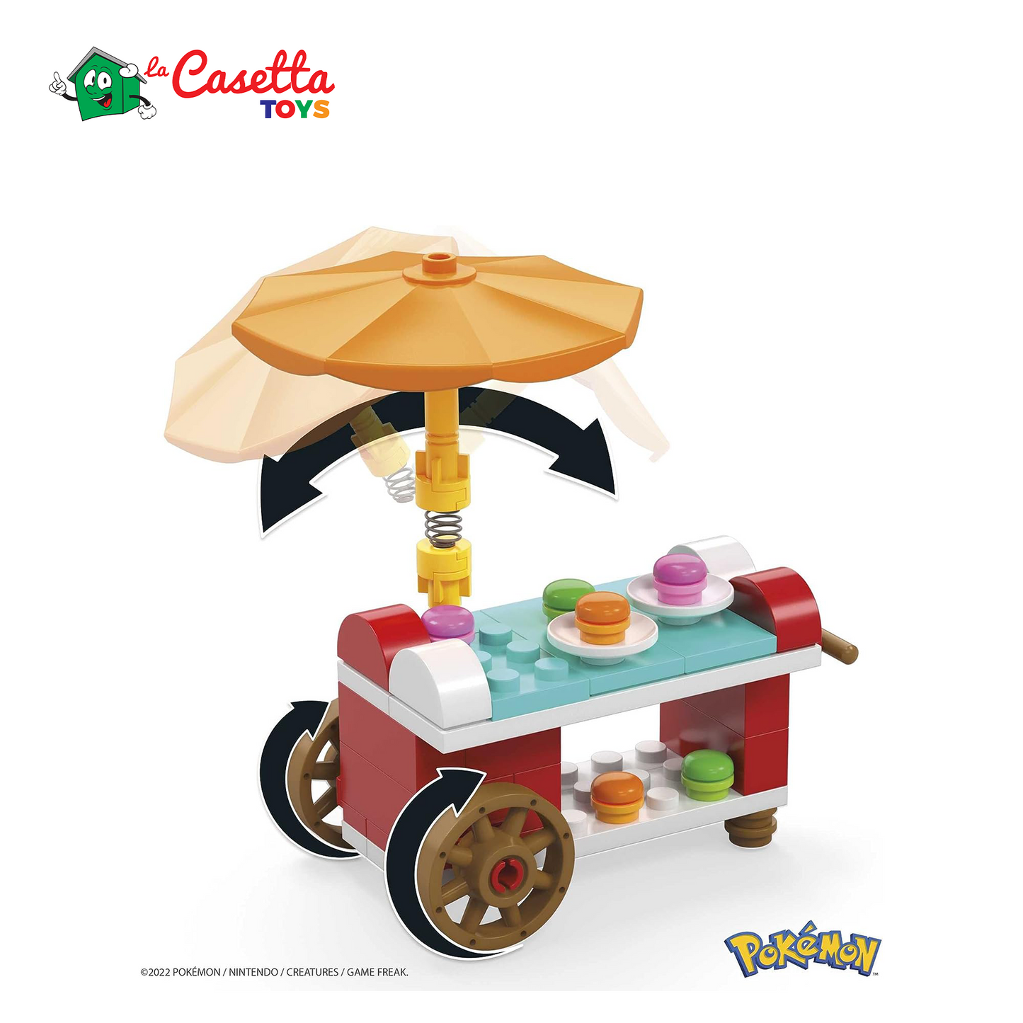 MEGA Pokémon - Adventure Builder Picnic set di costruzioni con 193 mattoncini e pezzi compatibili per collegarlo ad altri mondi, Giocattolo e regalo per Bambini 7+ Anni, HDL80