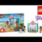 LEGO 41723 Friends Negozio Di Ciambelle, Giochi Per Bambine E Bambini Dai 4 Anni In Su Con Mini Bamboline Liann E Leo E Scooter, Personaggi Serie 2023, Multicolore