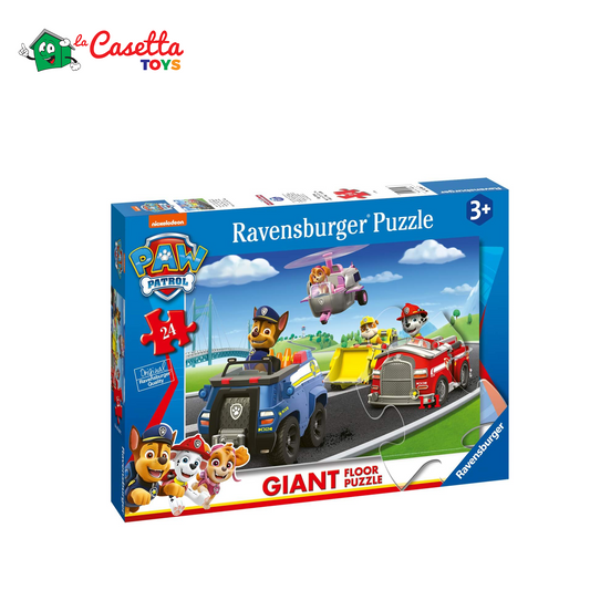 Ravensburger 030897 Paw Patrol, Puzzle 24 Pezzi Giant Pavimento, Puzzle per Bambini, Età Raccomandata 3+