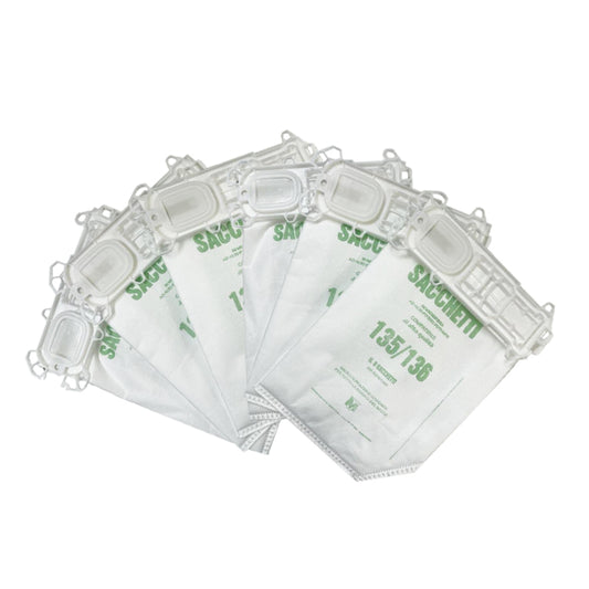 SACCHETTI VK135/6 TESSUTO MAZZOCCHIA COMPATIBILI FOLLETTO