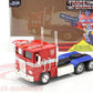 Jada - Transformers Optimus prime, 253115010, +8 anni, die-cast, scala 1:24, funzionamento a ruota libera, da collezione