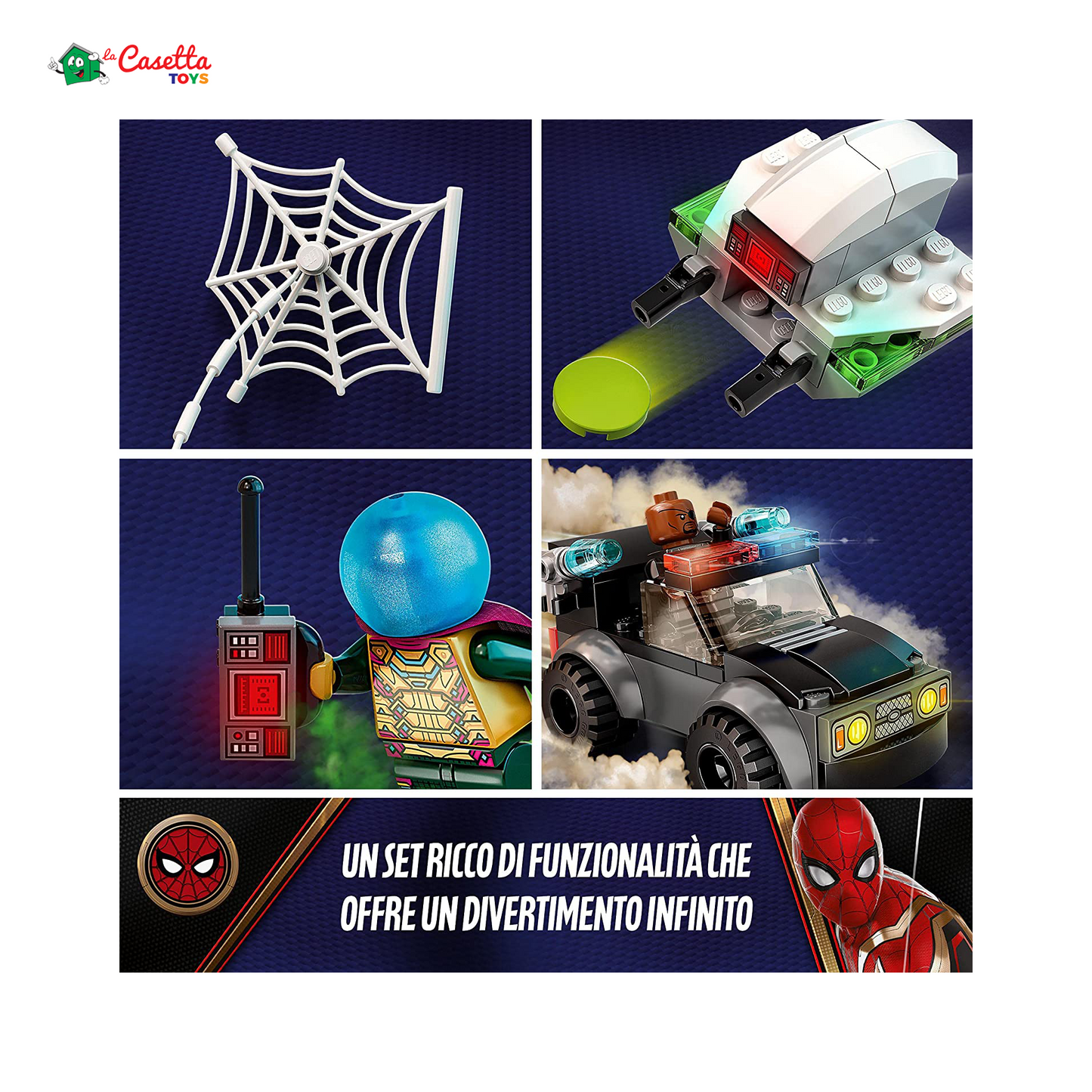 LEGO 76184 Marvel Spider-Man E L’Attacco Con Il Drone Di Mysterio