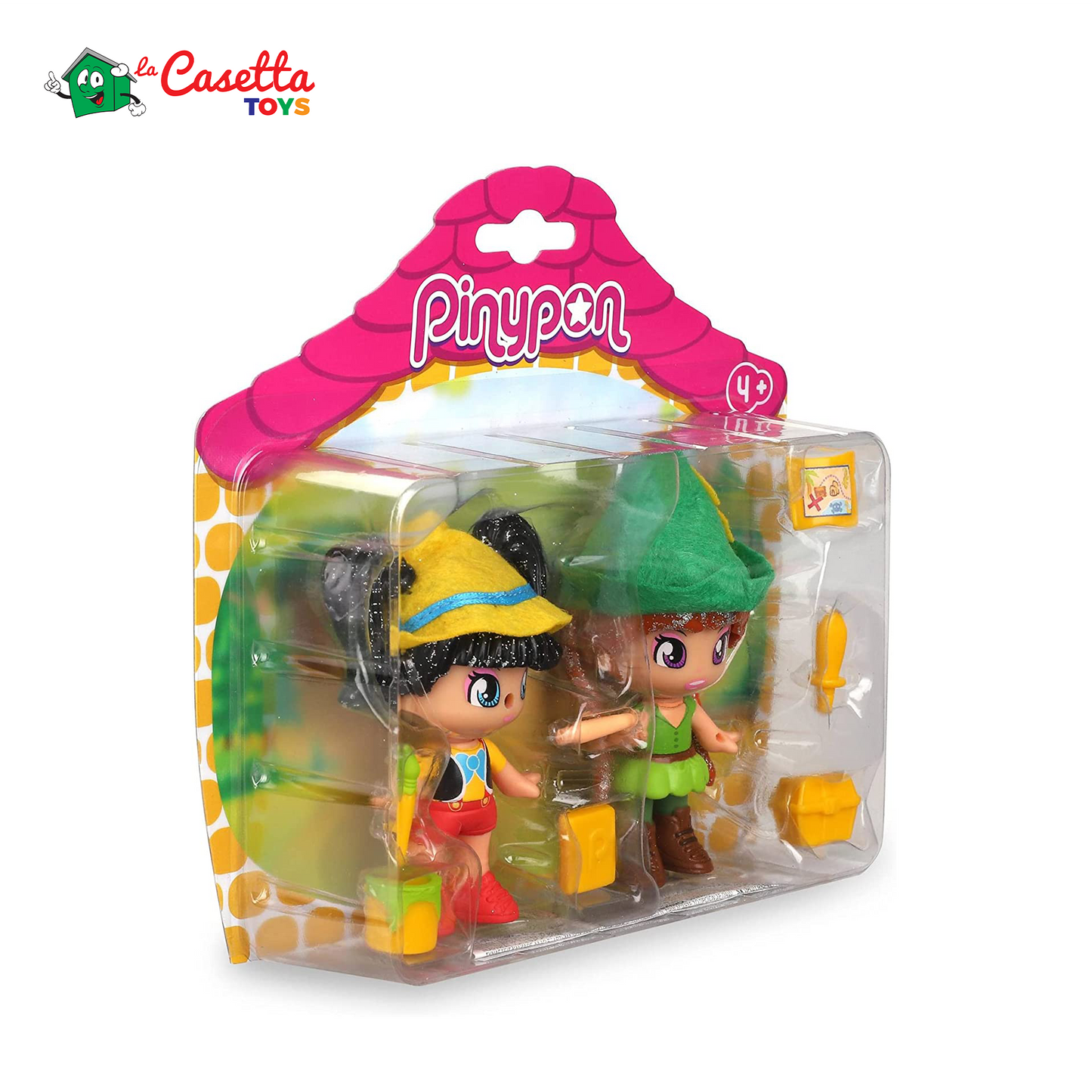 Pinypon - Pack Favole con 2 Personaggi per Bambine/i da 4 a 8 Anni, 700016381